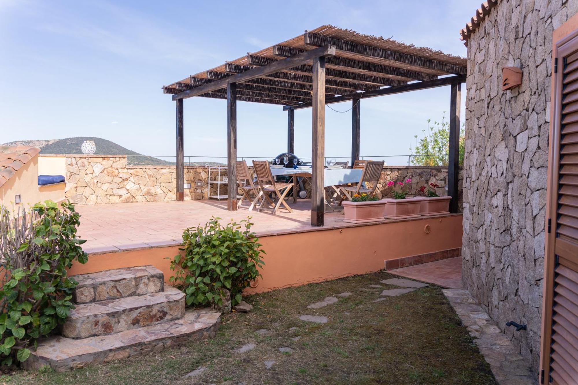 Residenza Del Barone Villa Zoe Chia - Vista Mare Exterior foto