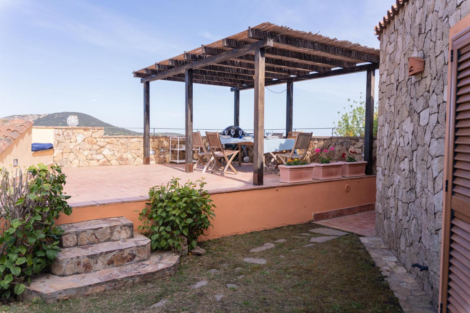 Residenza Del Barone Villa Zoe Chia - Vista Mare Exterior foto